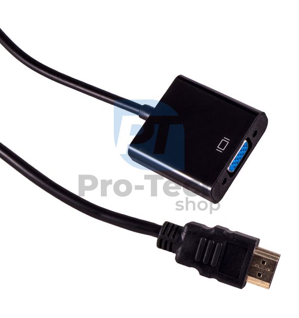 Adapter HDMI - VGA D-SUB, 0,2m 72422