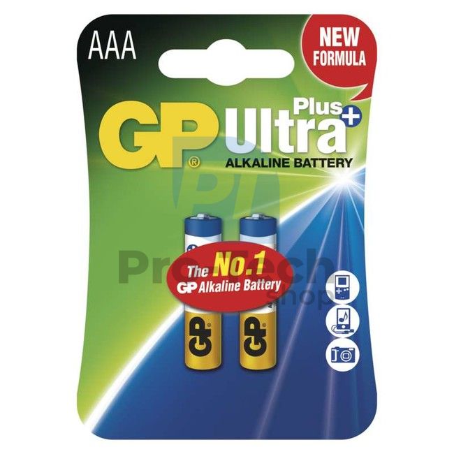 Alkáli elem GP Ultra Plus LR03 (AAA), 2db 70666