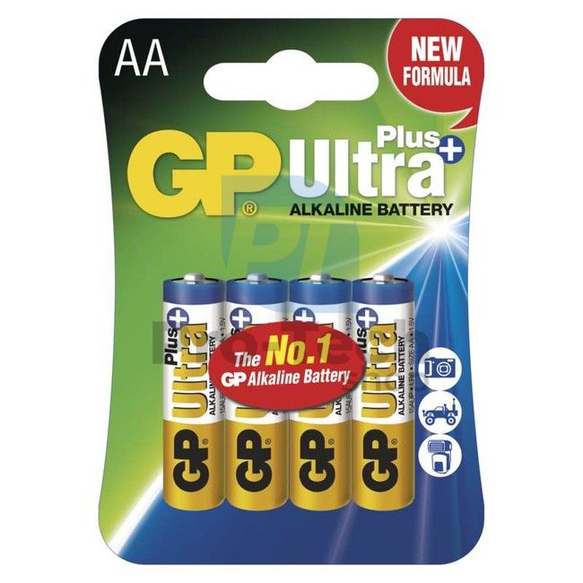 Alkáli elem GP Ultra Plus LR6 (AA), 4db 70845