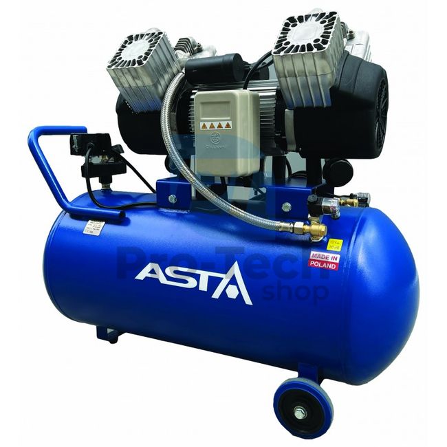 Olajmentes kompresszor 100l 2200W Asta Industry 18507