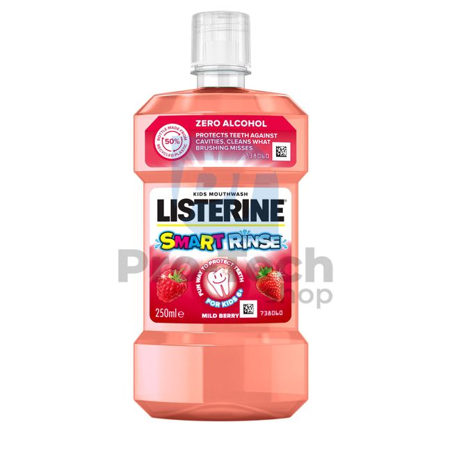 Listerine Smart Rinse Berry gyermek szájvíz 250ml 30576