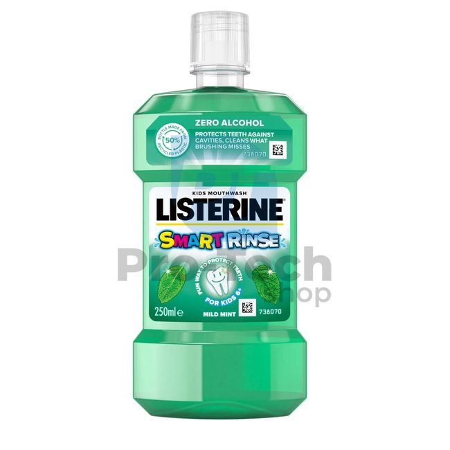 Listerine Smart Rinse Mint 250ml gyermek szájvíz 30577