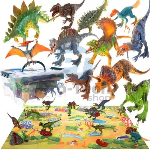 DinoPark kollekció: Figurák és játszószőnyeg Kruzzel 74108