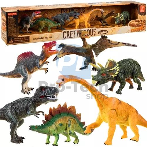 Dinoszauruszok: Mozgatható figurák - 6 darab Kruzzel 74112