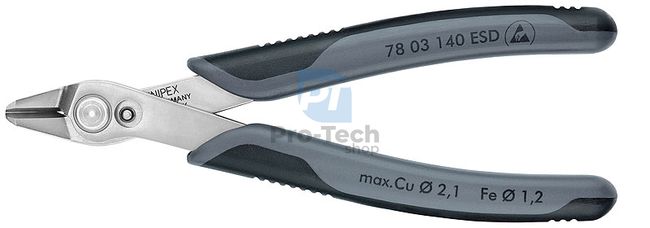 Electronic Super Knips®  XL fogó ESD 140mm KNIPEX 13473