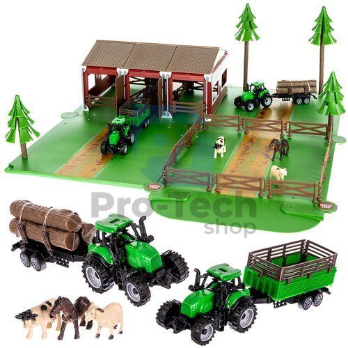 Farm állatokkal + 2 mézőgazdasági jármű 74244