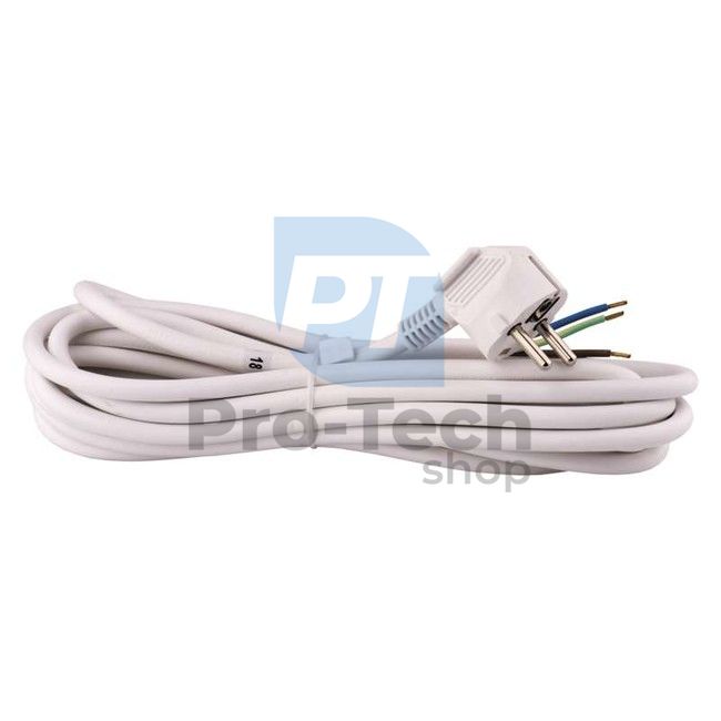 Szerelhető vezeték PVC 3× 1,5mm2, 5m, fehér 70601