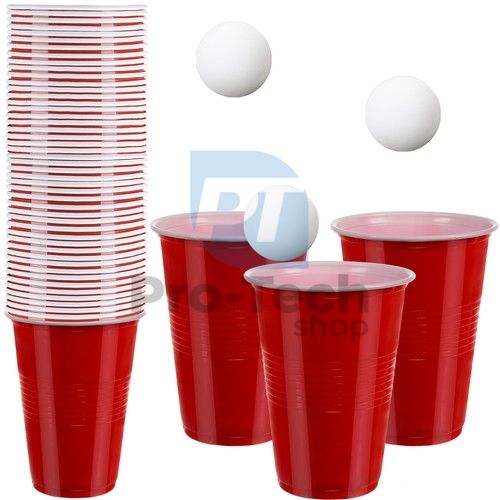 Beer Pong játék - 50 pohárral Ruhhy 21232 74330