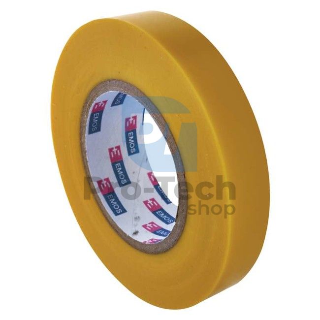 Szigetelőszalag, PVC 15mm / 10m sárga, 1db 70918