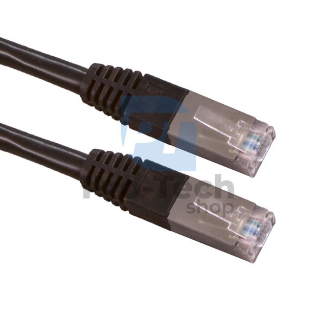 Kábel FTP Cat. 6 Patchcord RJ45, 0,25m, fekete 72484
