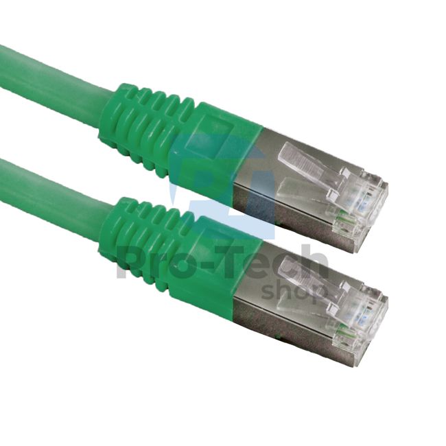 Kábel FTP Cat. 6 Patchcord RJ45, 2m, zöld 72501