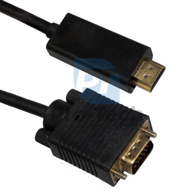HDMI kábel - VGA D-SUB jelátalakítóval 1m 72358