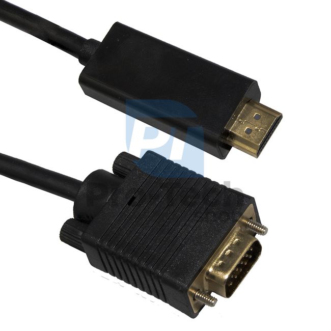 HDMI kábel - VGA D-SUB jelátalakítóval 2m 72359