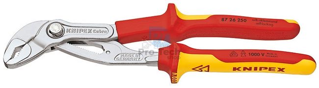 Szigetelt fogókulcs Cobra® 250 mm KNIPEX 08778