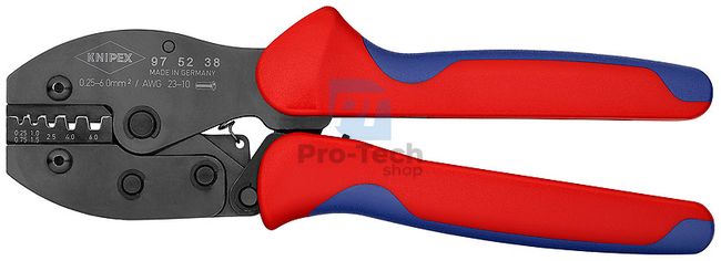 Krimpelő fogó PreciForce® +  AWG 23 - 10 multikomponensű nyéllel 220 mm KNIPEX 08681