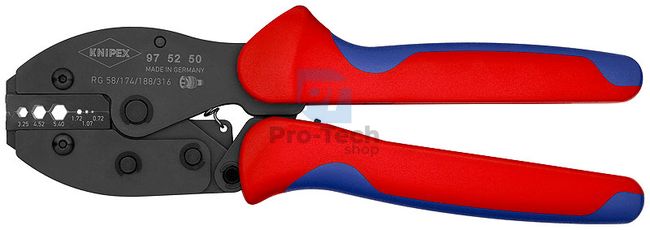 Krimpelő fogó PreciForce® multikomponensű nyéllel 220 mm KNIPEX 08683