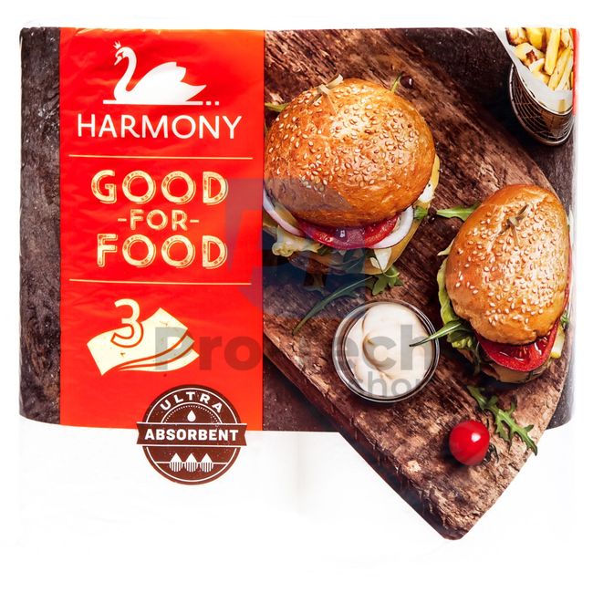 Papírtörlő 3-rétegű HARMONY Good For Food - 2 tekercs 30367