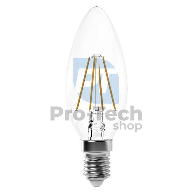 LED izzó Filament Candle 3,4W E14 neutrális fehér 71347