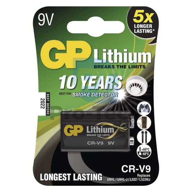 Lítium elem GP CR-V9 (9V) 70381