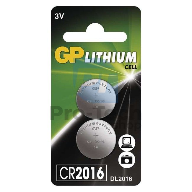 Lítium gombelem GP CR2016, 2db 71793