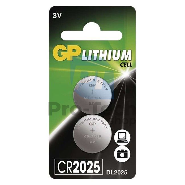 Lítium gombelem GP CR2025, 2db 71794