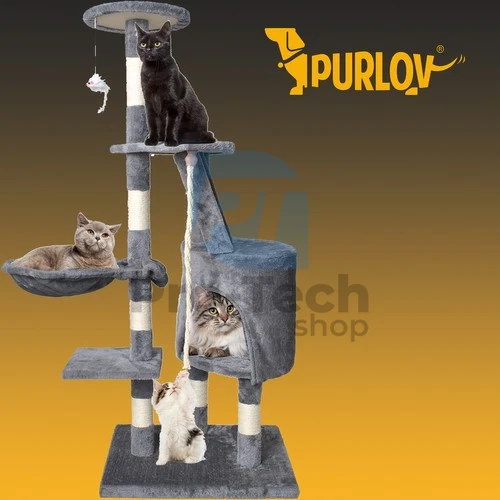 Kaparófa macskáknak - 118 cm szürke színben 74555