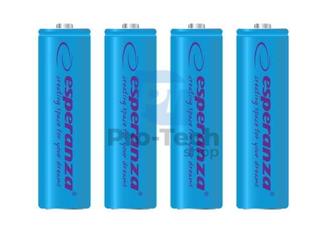 Tölthető akkumulátor NI-MH AA 2000mAh 4db, kék 73330