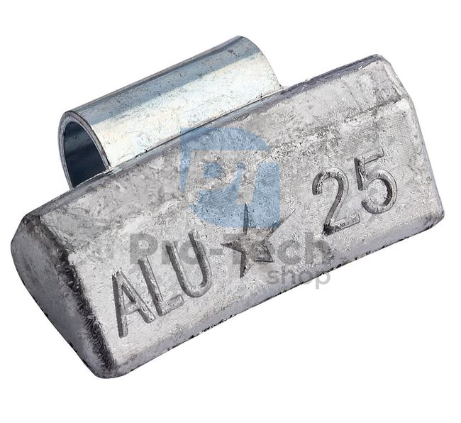 Centírozósúly alumínium felnikhez, ólmozott 25g 100db 09295