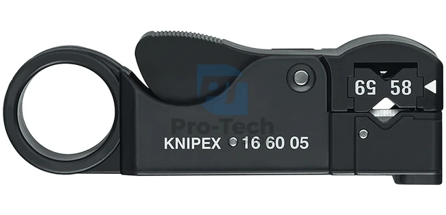 Koax-kábel csupaszoló szerszám 105 mm KNIPEX 07768