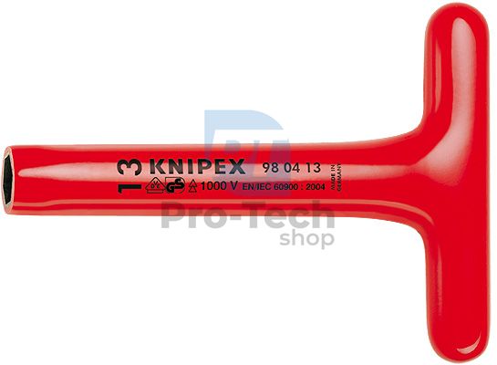 Dugókulcs 8 mm T-fogantyúval 200 mm KNIPEX 08831