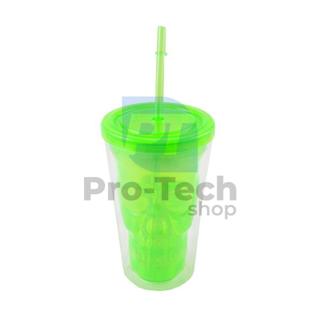 Koponya formájú pohár, műanyag 500ml 52958