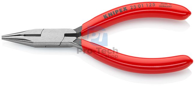 Fél-kerek csőrű fogó 125 mm (fekete porfesték bevonattal) KNIPEX 07801