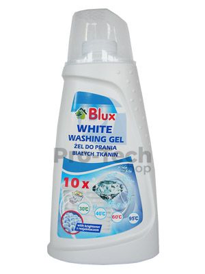 Mosógél Blux mérőedénnyel fehér ruhákhoz 1000ml 30200