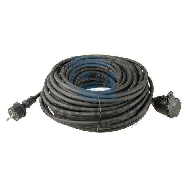 Hosszabbító kábel gumiból – csatlakozó, 20m, 3× 1,5mm2 70490