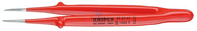 Precíziós csipesz, szigetelt 150 mm egyenes véggel KNIPEX 08524