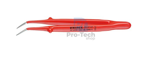 Precíziós csipesz, szigetelt 150 mm hajlított véggel KNIPEX 08525