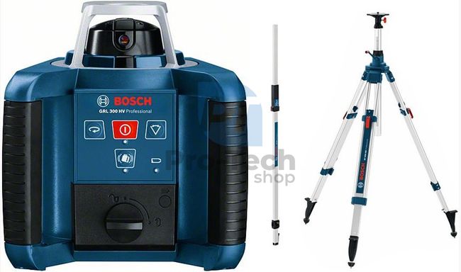 Forgólézer Bosch GRL 300 HVG állvánnyal BT 300 HD és mérőléccel GR 240 15264