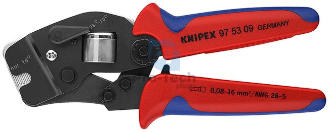 Önbeállító krimpelő fogó érvéghüvelyekhez 190 mm KNIPEX 08701