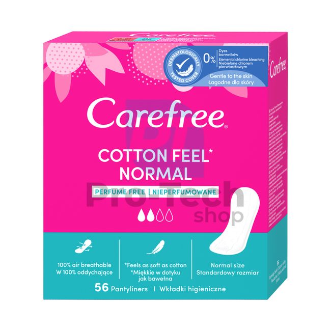 Carefree Cotton intimbetétek - 56 db 30552