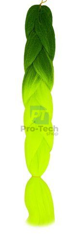 Szintetikus hajfonatok ombre zöld-neon W10344 75313