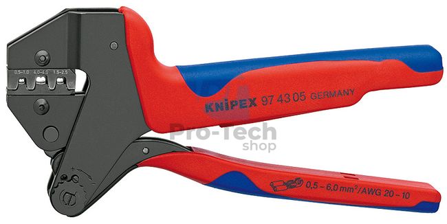 Krimpelő-rendszerfogó 200 mm multikomponensű nyéllel KNIPEX 08606