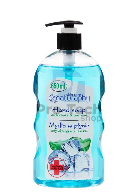 Folyékony szappan antibakteriális aloe vera Naturaphy 650ml 30016