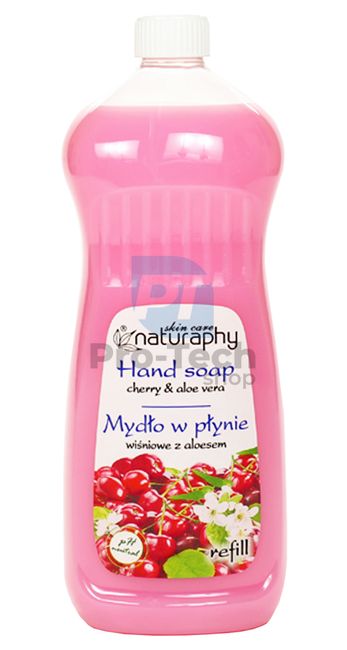 Folyékony szappan cseresznye és aloe vera, utántöltő Naturaphy 1000ml 30312
