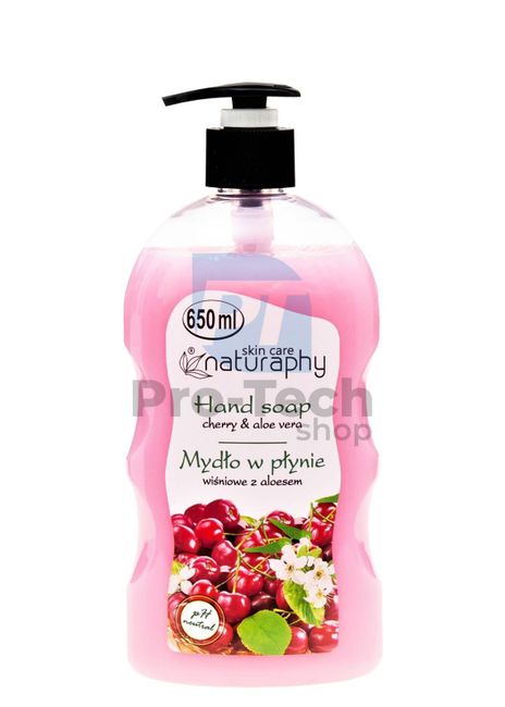 Folyékony szappan cseresznye és aloe vera Naturaphy 650ml 30007