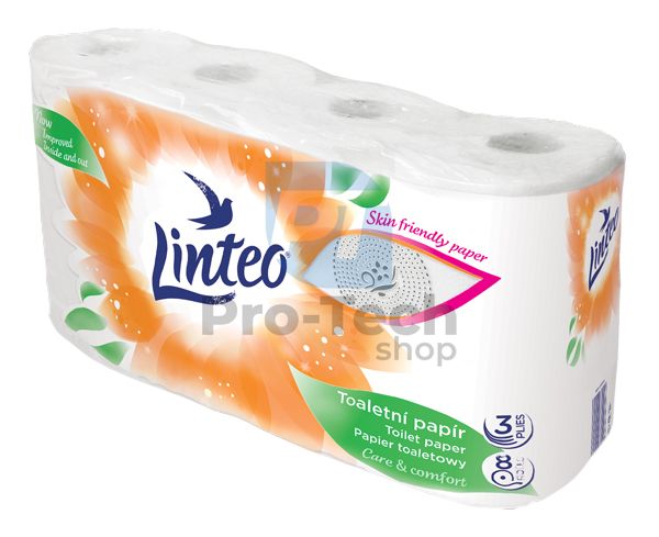 Toalettpapír 3-rétegű 15m LINTEO SATIN fehér- 8db 30388