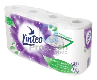 Toalettpapír 3-rétegű 20m LINTEO SATIN fehér- 8db 30389