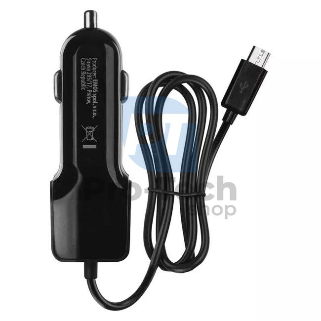 Univerzális USB adapter autóba 3,1A (15,5W) max., kábeles 71237