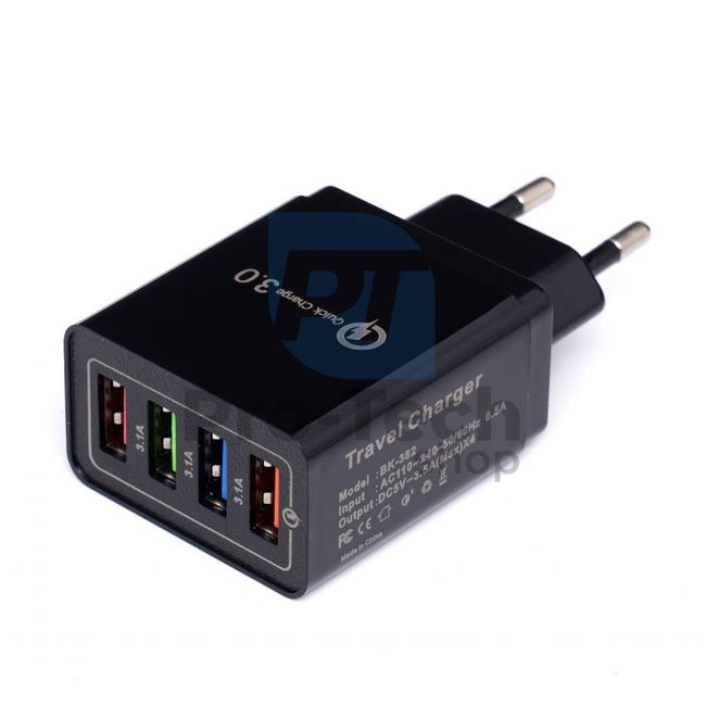 Univerzális hálózati USB adapter 3x3,1A 1xQUICK CHARGE 3,0 16782