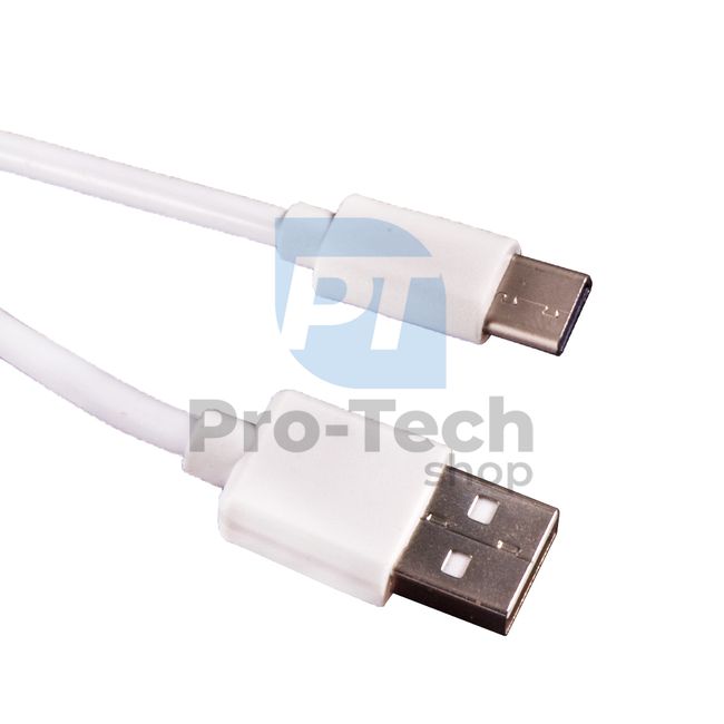 USB-C kábel 2.0, 1,5m, fehér 72378