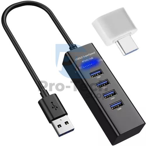USB Hub (elosztó) - 4 port USB 3.0 Izoxis 19157 75423